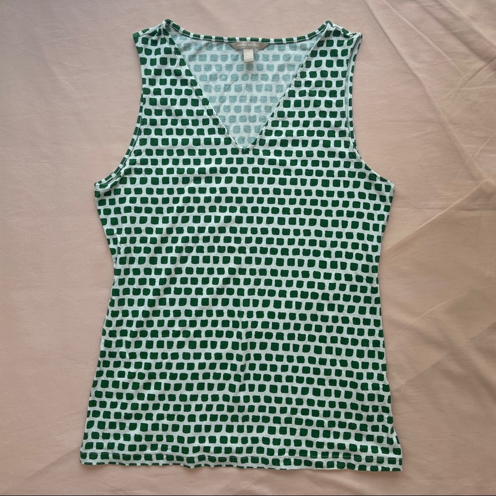 Banana Republic Green Square Tank